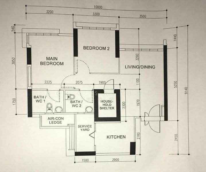 208B Clementi Avenue 6, 208B Clementi Avenue 6, Buona Vista / West Coast / Clementi New Town, 2 Bedrooms, 732 sqft, HDB Flat For Sale, by Hong Shiying 洪诗莹, 500254628 - PropertyGuru.com.sg