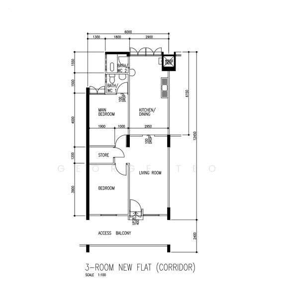 233 Bukit Batok East Avenue 5, 233 Bukit Batok East Avenue 5, Dairy Farm / Bukit Panjang / Choa Chu Kang, 2 Bedrooms, 721 sqft, HDB Flat For Sale, by George Teo, 500254658 - PropertyGuru.com.sg
