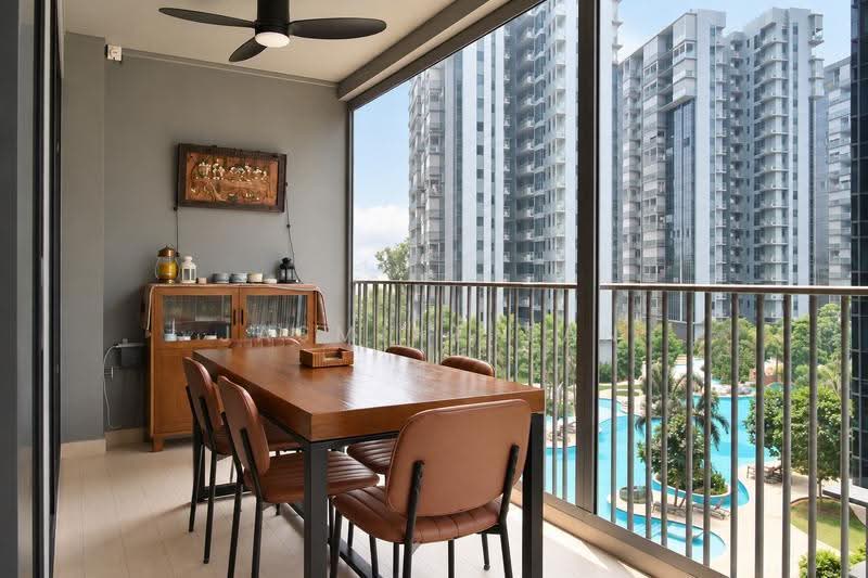 The Florence Residences, 87 Hougang Avenue 2, Hougang / Punggol / Sengkang, 3 Bedrooms, 980 sqft, Condominium For Sale, by Jasmine Tan, 500254672 - Balcony - PropertyGuru.com.sg
