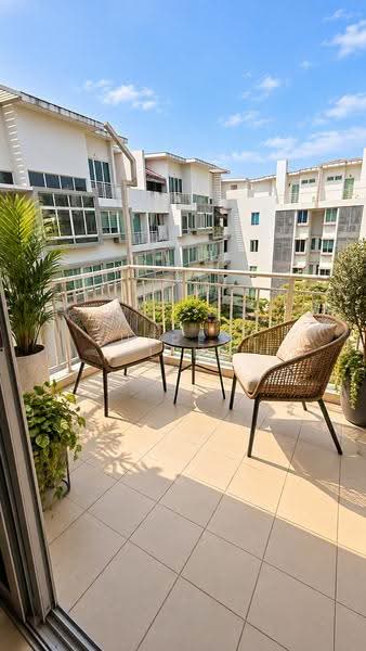 Le Reve, 33 Kampong Eunos, Eunos / Geylang / Paya Lebar, 3 Bedrooms, 1,410 sqft, Condominium For Sale, by Theresa Lim, 500254674 - Balcony - PropertyGuru.com.sg