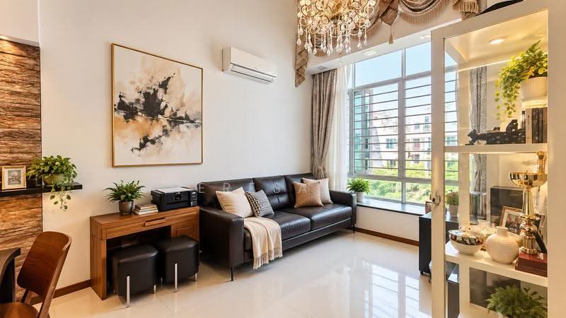 Le Reve, 33 Kampong Eunos, Eunos / Geylang / Paya Lebar, 3 Bedrooms, 1,410 sqft, Condominium For Sale, by Theresa Lim, 500254674 - Living Room - PropertyGuru.com.sg