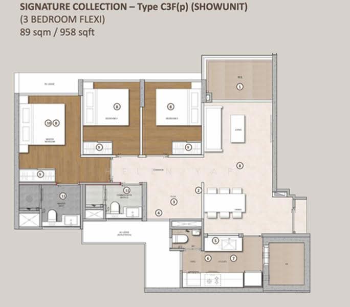 Amberwood at Holland, Tanglin / Holland / Bukit Timah, 3 Bedrooms, 958 sqft, Condominium For Sale, by Helen Yap, 500254697 - PropertyGuru.com.sg