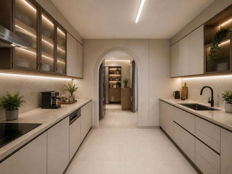 323 Jurong East Street 31, 323 Jurong East Street 31, Boon Lay / Jurong / Tuas, 4 Bedrooms, 1,582 sqft, HDB Flat For Sale, by Angie Teo, 500254743 - Kitchen - AI generated image - PropertyGuru.com.sg