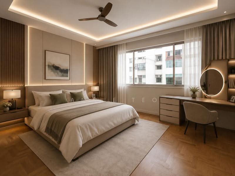 323 Jurong East Street 31, 323 Jurong East Street 31, Boon Lay / Jurong / Tuas, 4 Bedrooms, 1,582 sqft, HDB Flat For Sale, by Angie Teo, 500254743 - Bedroom - AI generated image - PropertyGuru.com.sg