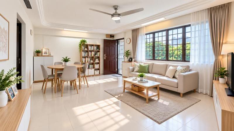 242 Bukit Batok East Avenue 5, 242 Bukit Batok East Avenue 5, Dairy Farm / Bukit Panjang / Choa Chu Kang, 3 Bedrooms, 980 sqft, HDB Flat For Sale, by Amy Tan, 500254759 - Living Room - PropertyGuru.com.sg