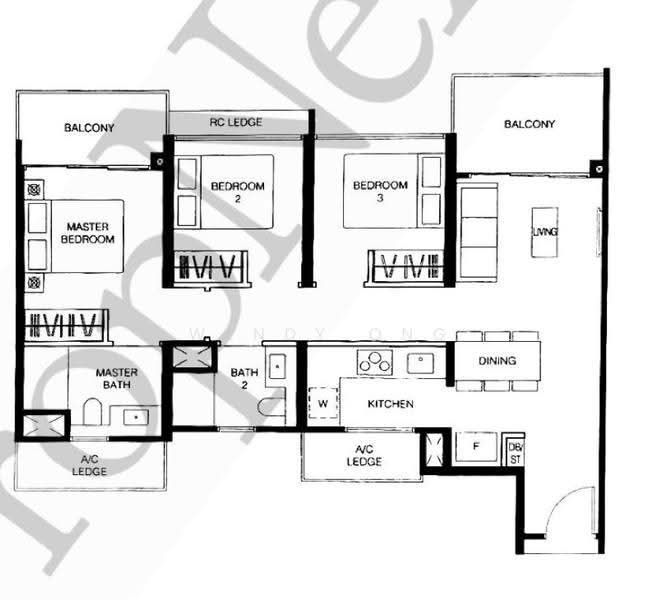Le Quest, 12 Bukit Batok Street 41, Dairy Farm / Bukit Panjang / Choa Chu Kang, 3 Bedrooms, 936 sqft, Condominium For Sale, by Wendy Ong, 500254971 - PropertyGuru.com.sg