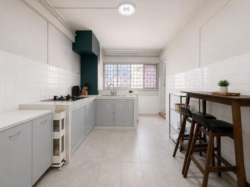 714 Clementi West Street 2, 714 Clementi West Street 2, Buona Vista / West Coast / Clementi New Town, 2 Bedrooms, 721 sqft, HDB Flat For Sale, by Chal Sulaiman, 500254977 - Kitchen - PropertyGuru.com.sg
