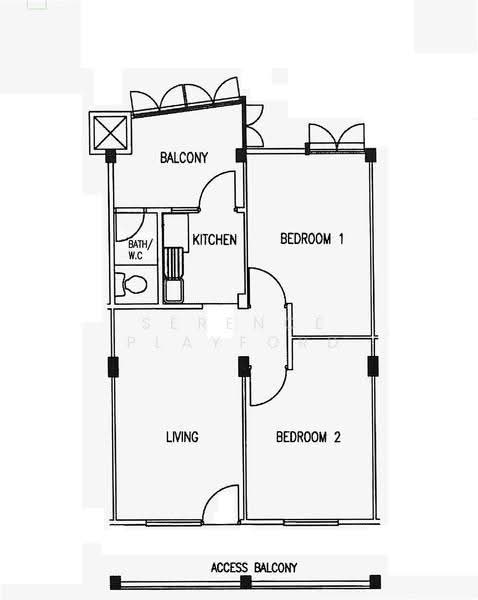 99 Old Airport Road, 99 Old Airport Road, Eunos / Geylang / Paya Lebar, 2 Bedrooms, 603 sqft, HDB Flat For Rent, by Serence Playford, 500254998 - PropertyGuru.com.sg