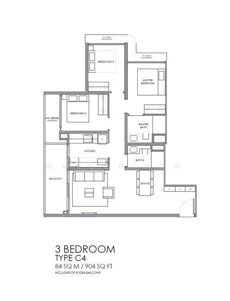 River Modern, River Galley Green, Orchard / River Valley, 3 Bedrooms, 904 sqft, Condominium For Sale, by Watson Poh, 500255039 - PropertyGuru.com.sg