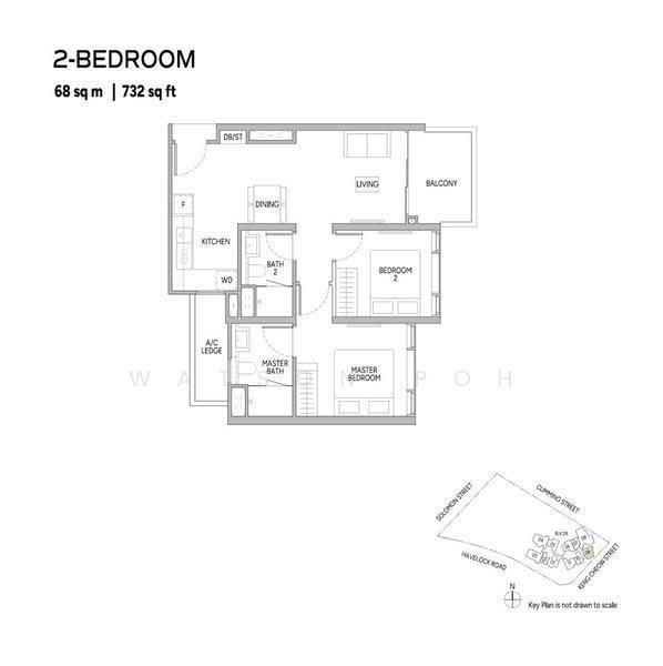 Union Square Residences, 28 Havelock Road,, Boat Quay / Raffles Place / Marina, 2 Bedrooms, 732 sqft, Condominium For Sale, by Watson Poh, 500255074 - PropertyGuru.com.sg