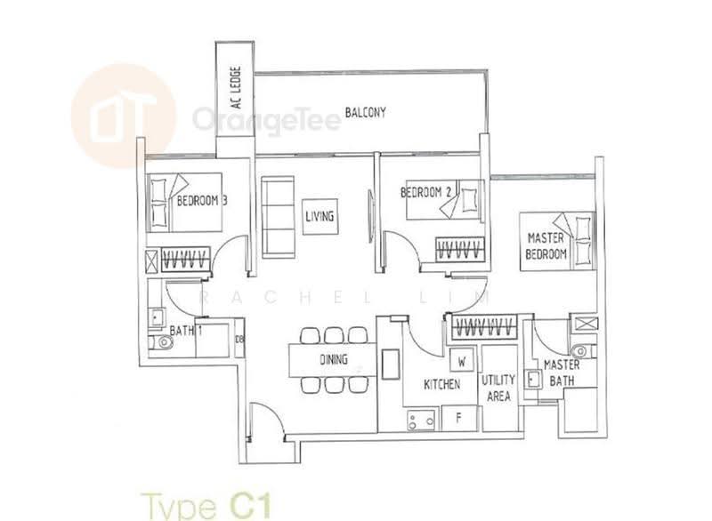The Lakefront Residences, 42 Lakeside Drive, Boon Lay / Jurong / Tuas, 3 Bedrooms, 1,012 sqft, Condominium For Sale, by Rachel Lim, 500255101 - PropertyGuru.com.sg