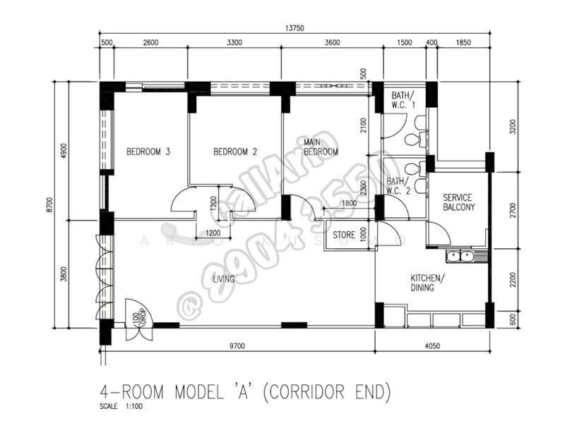 657 Jalan Tenaga, 657 Jalan Tenaga, Eunos / Geylang / Paya Lebar, 3 Bedrooms, 1,141 sqft, HDB Flat For Sale, by Ario Kusumo, 500255118 - PropertyGuru.com.sg
