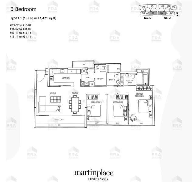 Martin Place Residences, 2 Martin Place, Orchard / River Valley, 3 Bedrooms, 1,421 sqft, Condominium For Rent, by Juliana Ang, 500255199 - PropertyGuru.com.sg