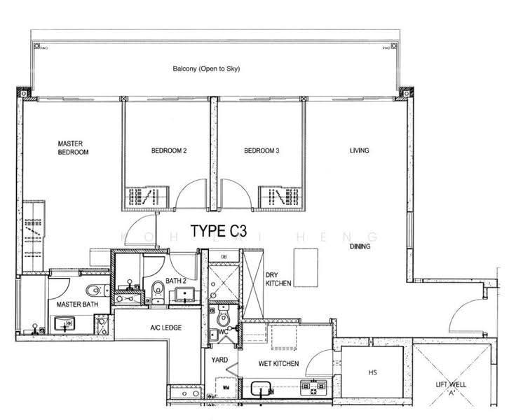 CityLife @ Tampines, 57 Tampines Central 7, Pasir Ris / Tampines, 3 Bedrooms, 1,259 sqft, Condominium For Sale, by Koh Lai Heng, 500255216 - PropertyGuru.com.sg