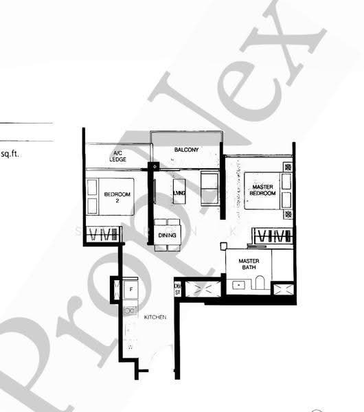 Le Quest, 2 Bukit Batok Street 41, Dairy Farm / Bukit Panjang / Choa Chu Kang, 2 Bedrooms, 614 sqft, Condominium For Rent, by Sharon Kee, 500255224 - PropertyGuru.com.sg