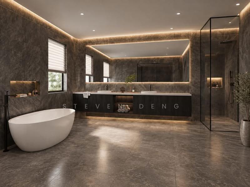 CHEAP! BRAND NEW READY SOON FREEHOLD DETACHED HOME IN D15, East Coast / Marine Parade, 5 Bedrooms, 9,407 sqft, Detached House For Sale, by Steven Deng, 500255235 - Bathroom - PropertyGuru.com.sg