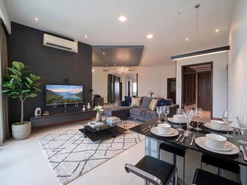 Sheares Ville, 9 Holt Road, Tanglin / Holland / Bukit Timah, 3 Bedrooms, 1,399 sqft, Condominium For Rent, by Geraldine Teh, 500255311 - Living Room - PropertyGuru.com.sg