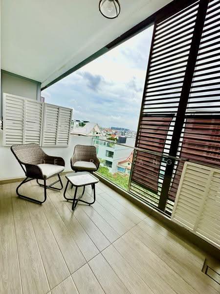 The Seawind @ Telok Kurau, 76 Lorong M Telok Kurau, East Coast / Marine Parade, 1 Bedroom, 646 sqft, Condominium For Rent, by Desiree Ang, 500255315 - Balcony - PropertyGuru.com.sg