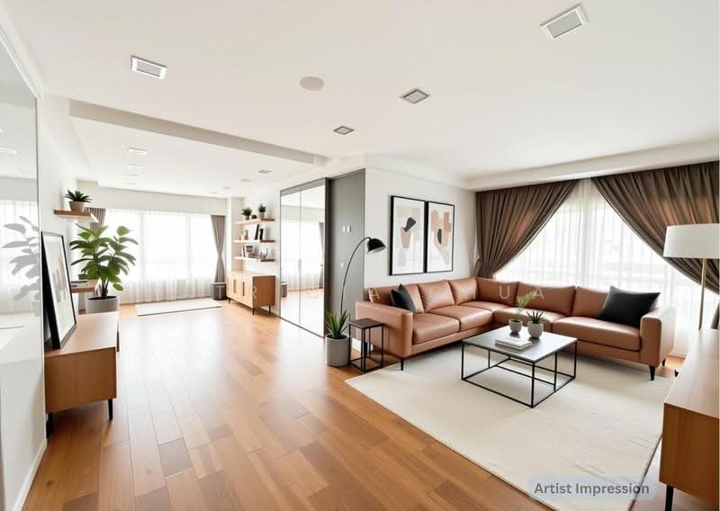 Aquarius By The Park, 15 Bedok Reservoir View, Bedok / Upper East Coast, 3 Bedrooms, 1,323 sqft, Condominium For Sale, by Patricia Chua, 500255318 - Living Room - PropertyGuru.com.sg