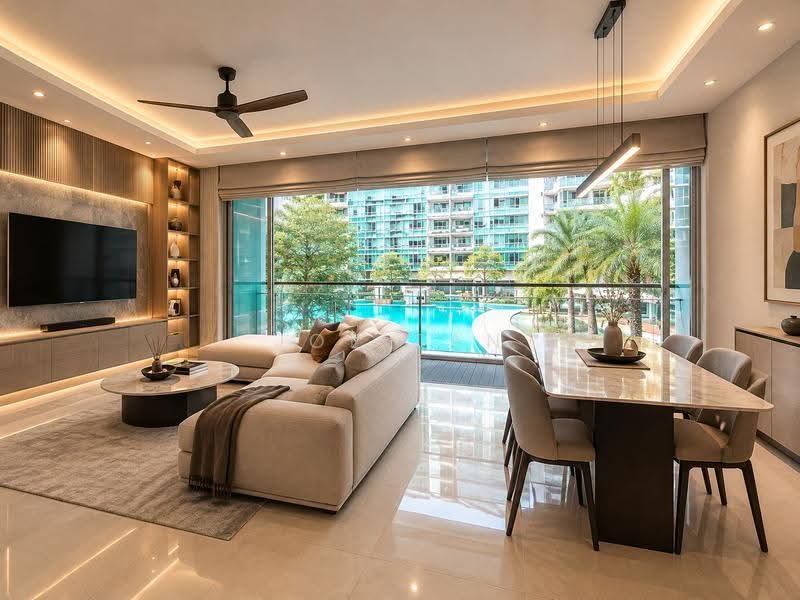 The Minton, 147 Hougang Street 11, Hougang / Punggol / Sengkang, 4 Bedrooms, 1,755 sqft, Condominium For Sale, by Joe Tan, 500255358 - Living Room - PropertyGuru.com.sg