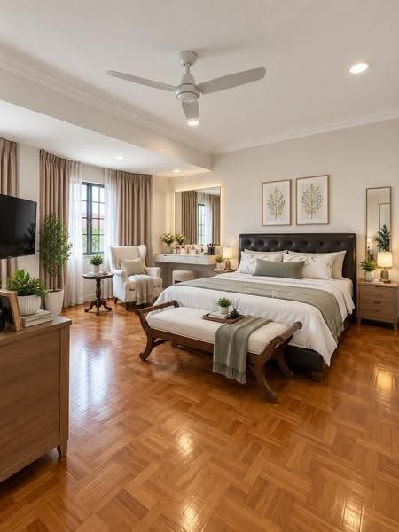 Huge 999-Year Corner Terrace with Home Lift Near Kovan MRT, Hougang / Punggol / Sengkang, 6 Bedrooms, 4,180 sqft, Corner Terrace For Sale, by JAY PECK, 500255381 - Bedroom - PropertyGuru.com.sg