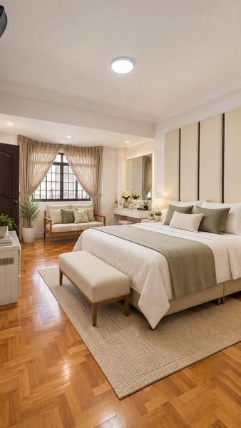 Huge 999-Year Corner Terrace with Home Lift Near Kovan MRT, Hougang / Punggol / Sengkang, 6 Bedrooms, 4,180 sqft, Corner Terrace For Sale, by JAY PECK, 500255381 - Bedroom - PropertyGuru.com.sg