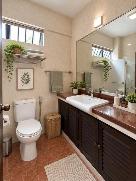 Huge 999-Year Corner Terrace with Home Lift Near Kovan MRT, Hougang / Punggol / Sengkang, 6 Bedrooms, 4,180 sqft, Corner Terrace For Sale, by JAY PECK, 500255381 - Bathroom - PropertyGuru.com.sg