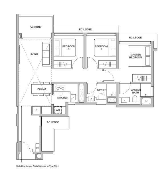 Hillock Green, 22-28 Lentor Central, Mandai / Upper Thomson, 3 Bedrooms, 947 sqft, Condominium For Sale, by Donavan Tan, 500255385 - PropertyGuru.com.sg