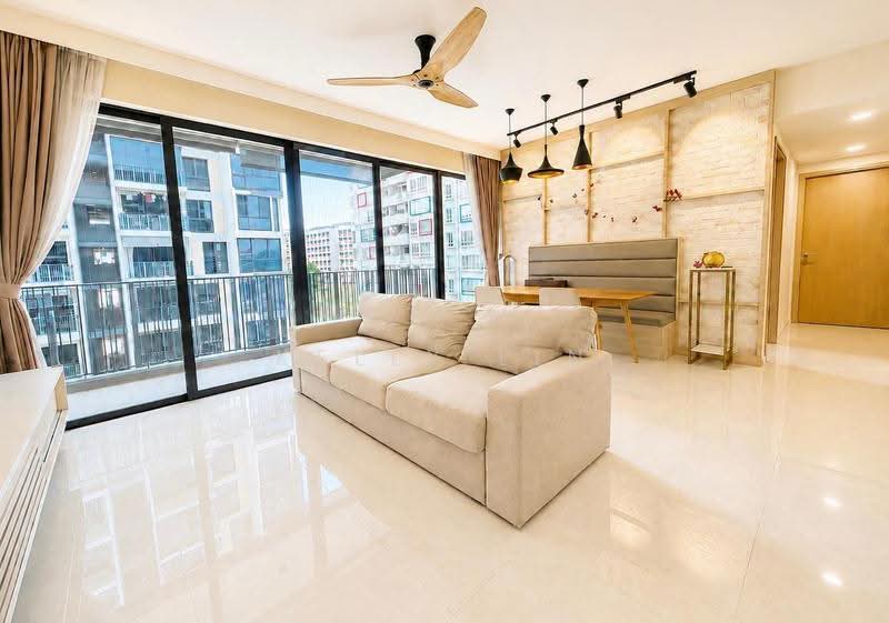The Rainforest, 331 Choa Chu Kang Avenue 3, Dairy Farm / Bukit Panjang / Choa Chu Kang, 3 Bedrooms, 1,130 sqft, Executive Condominium For Sale, by Kelly Lin, 500255607 - Living Room - PropertyGuru.com.sg
