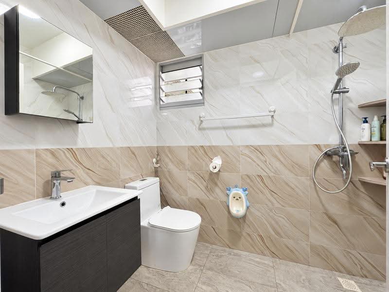 801C Keat Hong Close, 801C Keat Hong Close, Dairy Farm / Bukit Panjang / Choa Chu Kang, 3 Bedrooms, 990 sqft, HDB Flat For Sale, by Leonard Soh, 500255619 - Bathroom - PropertyGuru.com.sg