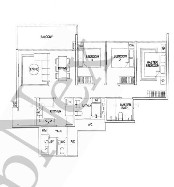 SkyPark Residences, Sembawang Drive, Sembawang / Yishun, 3 Bedrooms, 1,141 sqft, Condominium For Sale, by Adelyn Chan, 500255630 - PropertyGuru.com.sg
