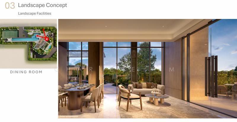 The Serra Residence, BASSEIN ROAD, Newton / Novena, 4 Bedrooms, 1,335 sqft, Condominium For Sale, by Charlene Lim (林静龄), 500255653 - Dining Room - PropertyGuru.com.sg