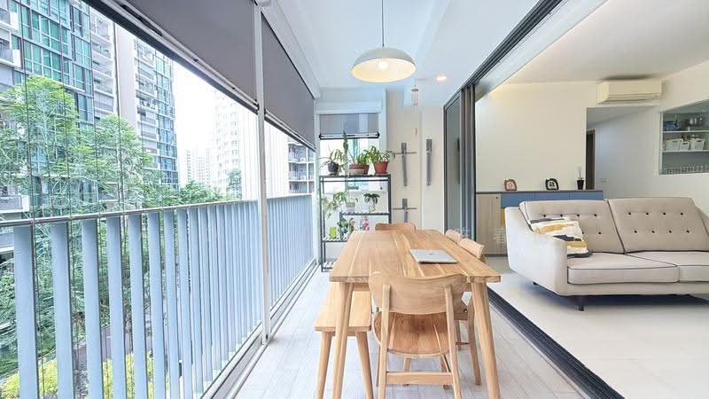 The Terrace, 98 Edgedale Plains, Hougang / Punggol / Sengkang, 4 Bedrooms, 1,313 sqft, Condominium For Sale, by Jason Tan (陈春億), 500255739 - Balcony - PropertyGuru.com.sg