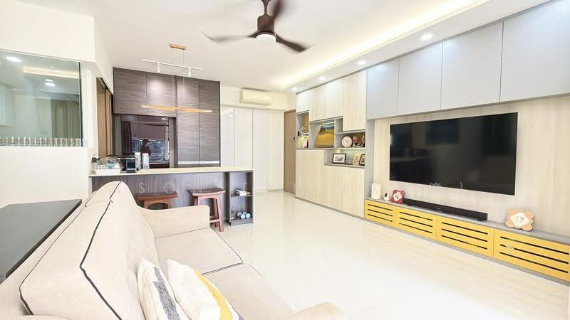 The Terrace, 98 Edgedale Plains, Hougang / Punggol / Sengkang, 4 Bedrooms, 1,313 sqft, Condominium For Sale, by Jason Tan (陈春億), 500255739 - Living Room - PropertyGuru.com.sg