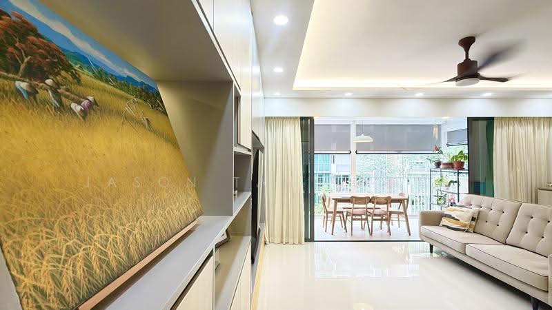 The Terrace, 98 Edgedale Plains, Hougang / Punggol / Sengkang, 4 Bedrooms, 1,313 sqft, Condominium For Sale, by Jason Tan (陈春億), 500255739 - Living Room - PropertyGuru.com.sg