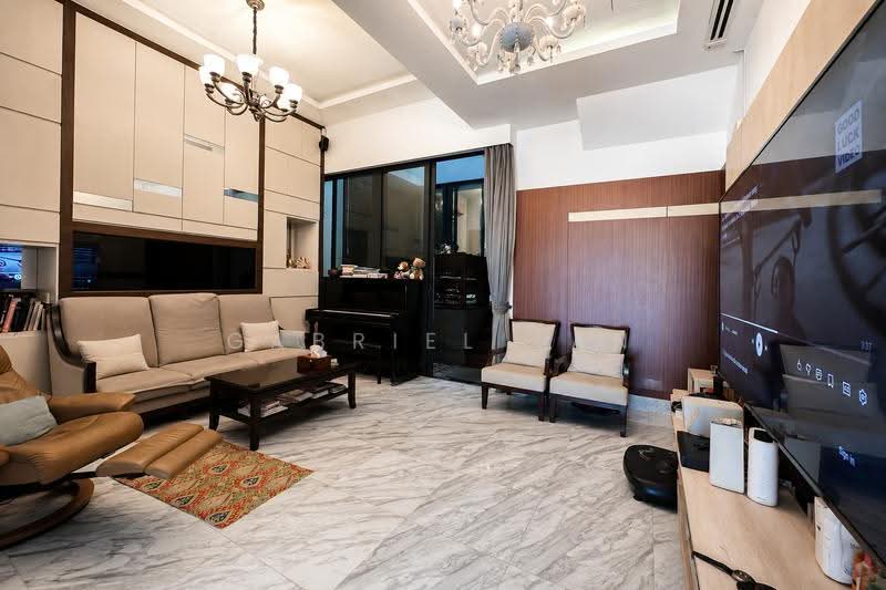 Rare Freehold 4-Storey Terrace Near Cashew MRT | Private Pool & Lift, Cashew Crescent / Cashew Road, Dairy Farm / Bukit Panjang / Choa Chu Kang, 5 Bedrooms, 4,500 sqft, Terraced House For Sale, by Gabriel Tan, 500255755 - Living Room - PropertyGuru.com.sg