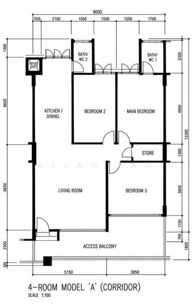 778 Yishun Avenue 2, 778 Yishun Avenue 2, Sembawang / Yishun, 3 Bedrooms, 1,119 sqft, HDB Flat For Sale, by Allan Tan, 500255779 - PropertyGuru.com.sg