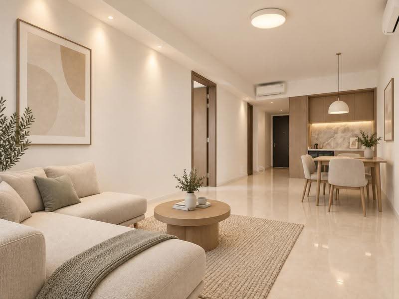 The Watergardens at Canberra, 53 Canberra Drive, Sembawang / Yishun, 4 Bedrooms, 1,302 sqft, Condominium For Rent, by Alvin Yeo, 500255803 - Living Room - PropertyGuru.com.sg