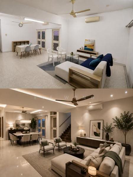 Sunset way, Clementi Park / Upper Bukit Timah, 5 Bedrooms, 4,200 sqft, Bungalow House For Sale, by Eve Wong, 500255809 - Living Room - PropertyGuru.com.sg