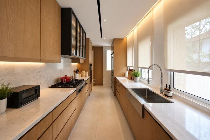 Residences 8, Lengkok Merak, Tanglin / Holland / Bukit Timah, 4 Bedrooms, 7,912 sqft, Cluster House For Sale, by Bruce Lye, 500255819 - Kitchen - PropertyGuru.com.sg