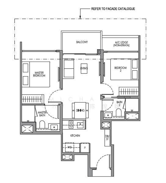 Lucerne Grand, Lakeside Drive, Boon Lay / Jurong / Tuas, 2 Bedrooms, 624 sqft, Condominium For Sale, by Michael Chin 陈俊雄, 500255823 - PropertyGuru.com.sg