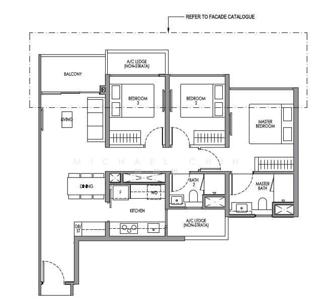 Lucerne Grand, Lakeside Drive, Boon Lay / Jurong / Tuas, 3 Bedrooms, 872 sqft, Condominium For Sale, by Michael Chin 陈俊雄, 500255825 - PropertyGuru.com.sg