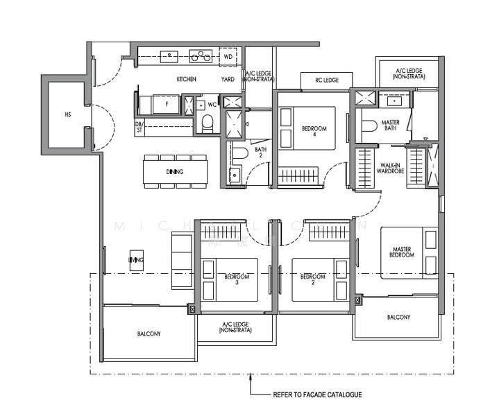 Lucerne Grand, Lakeside Drive, Boon Lay / Jurong / Tuas, 4 Bedrooms, 1,195 sqft, Condominium For Sale, by Michael Chin 陈俊雄, 500255827 - PropertyGuru.com.sg