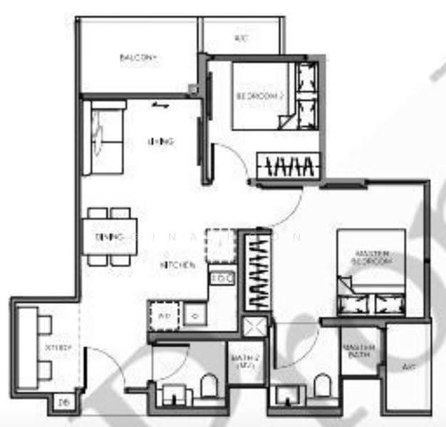 The Navian, 178 Jalan Eunos, Eunos / Geylang / Paya Lebar, 2 Bedrooms, 657 sqft, Condominium For Rent, by Gina Hoon, 500255858 - PropertyGuru.com.sg