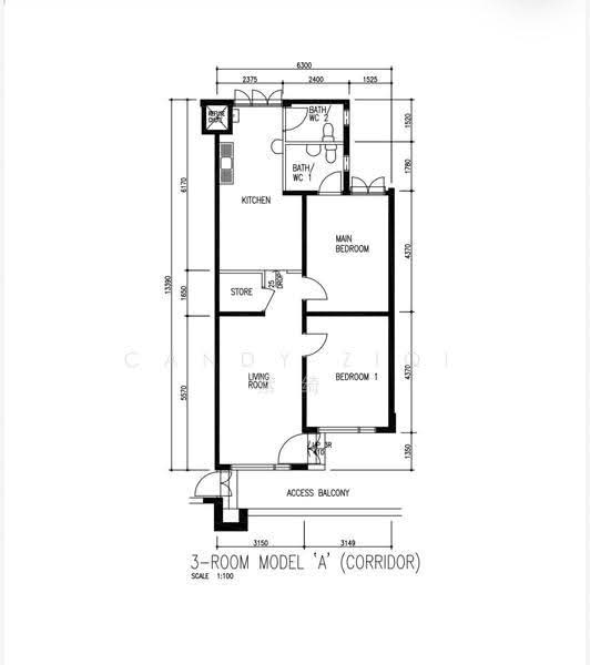 115 Pending Road, 115 Pending Road, Dairy Farm / Bukit Panjang / Choa Chu Kang, 2 Bedrooms, 785 sqft, HDB Flat For Sale, by Candy ZiQi 紫绮, 500255869 - PropertyGuru.com.sg