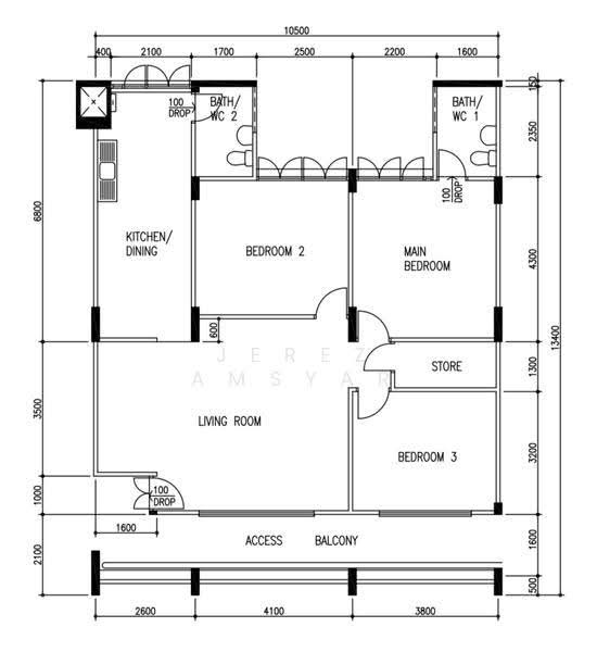 616 Hougang Avenue 8, 616 Hougang Avenue 8, Hougang / Punggol / Sengkang, 3 Bedrooms, 1,108 sqft, HDB Flat For Sale, by Jerez Amsyar, 500255871 - PropertyGuru.com.sg