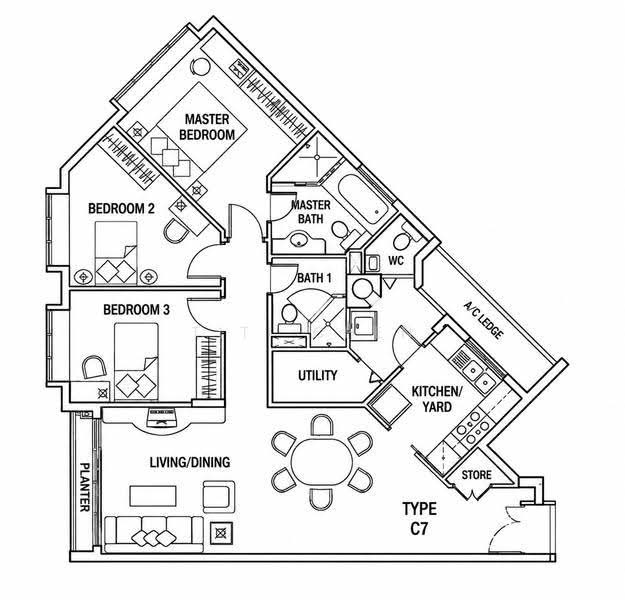 Sunshine Plaza, 10 Prinsep Link, Beach Road / Bugis / Rochor, 3 Bedrooms, 1,130 sqft, Condominium For Sale, by Titi Chen, 500255882 - PropertyGuru.com.sg