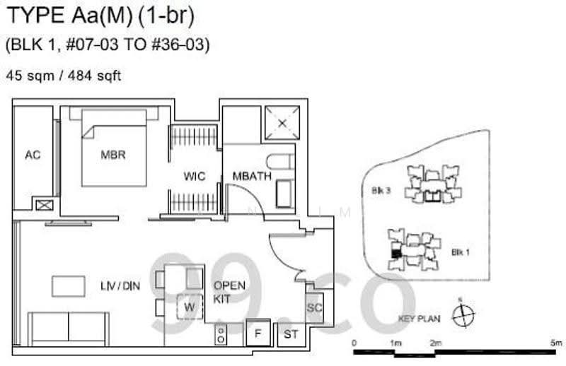 Sky Vue, Bishan Street 14, Ang Mo Kio / Bishan / Thomson, 1 Bedroom, 484 sqft, Condominium For Sale, by Ken Lim, 500255923 - PropertyGuru.com.sg