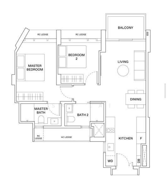 The Reserve Residences, 9 Jalan Anak Bukit, Clementi Park / Upper Bukit Timah, 2 Bedrooms, 743 sqft, Condominium For Sale, by Sky Lai, 500255939 - PropertyGuru.com.sg