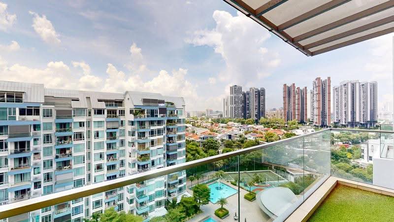 Carabelle, 61 West Coast Way, Buona Vista / West Coast / Clementi New Town, 5 Bedrooms, 2,142 sqft, Condominium For Rent, by Brian Koh, 500255958 - Balcony - PropertyGuru.com.sg
